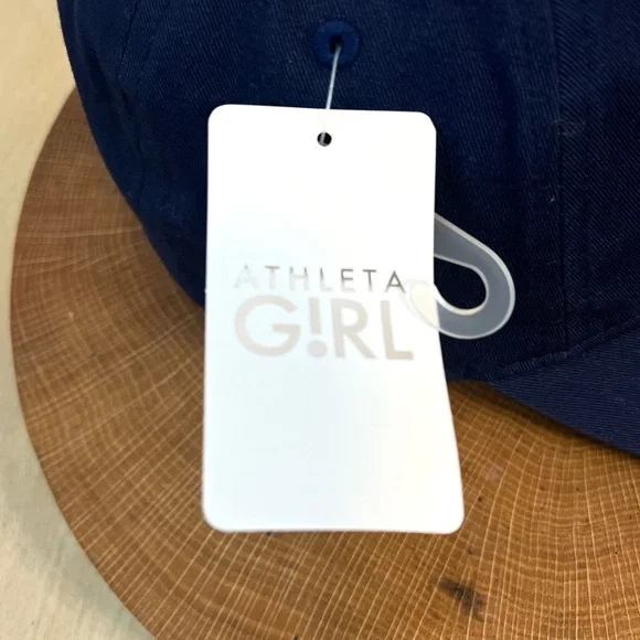 NWT Athleta Girl Baseball Cap Navy Blue Adjustable OS - Picture 2 of 8